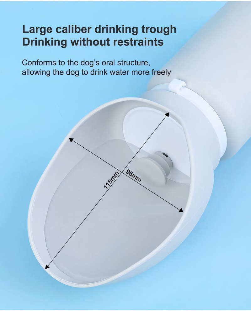 Portable Silicone Dog Water Bottle – Collapsible, Durable, Dustproof Drinking Cup for Outdoor Travel & Hiking