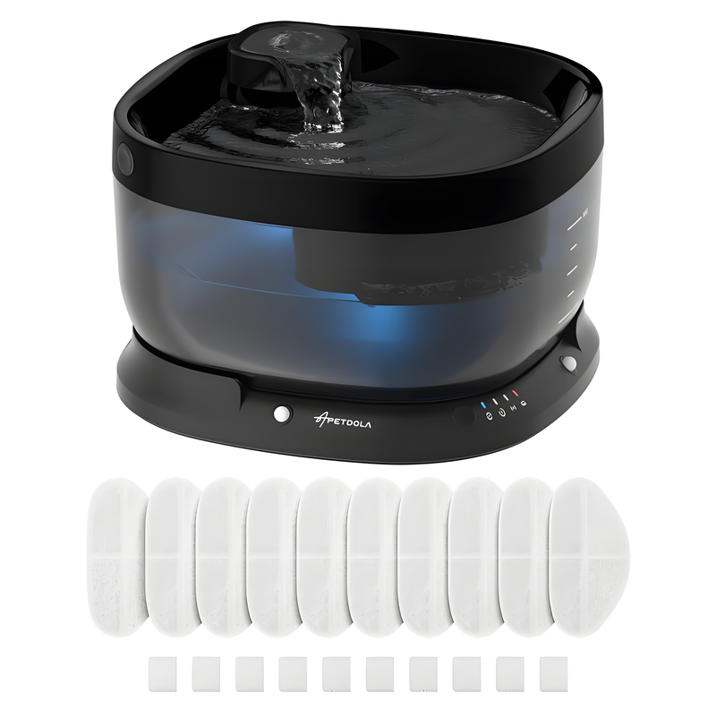 APETDOLA Wireless Dog Water Fountain – 7L Automatic Ultra-Quiet Dispenser with 3 Modes for Large Dogs