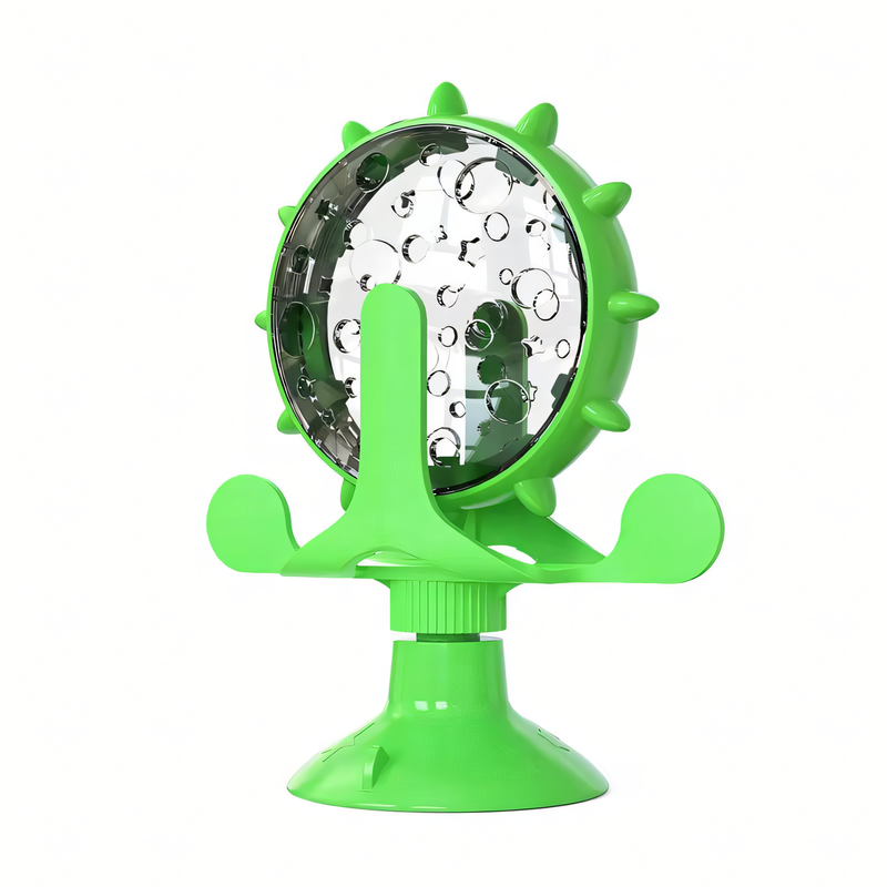 Interactive Treat Dispenser Toy – Rotatable Wheel for Cats & Small Dogs, Slow Feeder for Puppies & Kittens, IQ-Boosting Fun