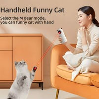 Automatic LED Cat Laser Toy – Interactive Smart Handheld Pet Teaser for Indoor Cats & Dogs