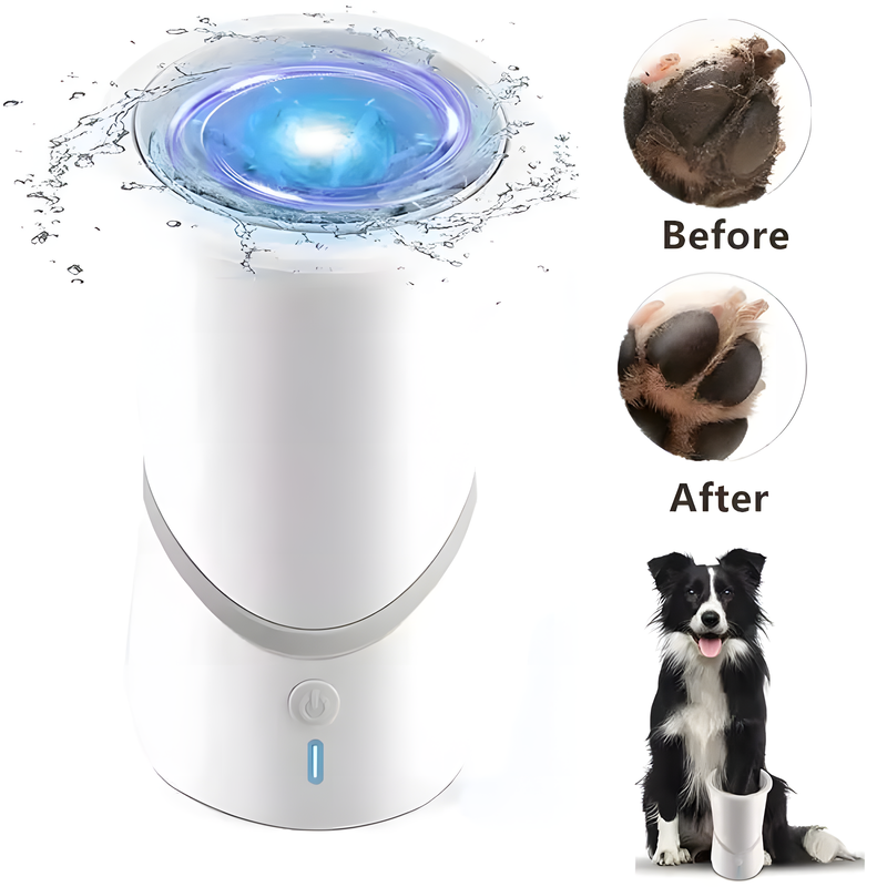 Automatic Dog Paw Cleaner – Portable Silicone Foot Washer Cup for Small & Medium Dogs