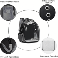 Transparent Bubble Cat & Small Pet Backpack – Breathable Capsule Carrier for Travel
