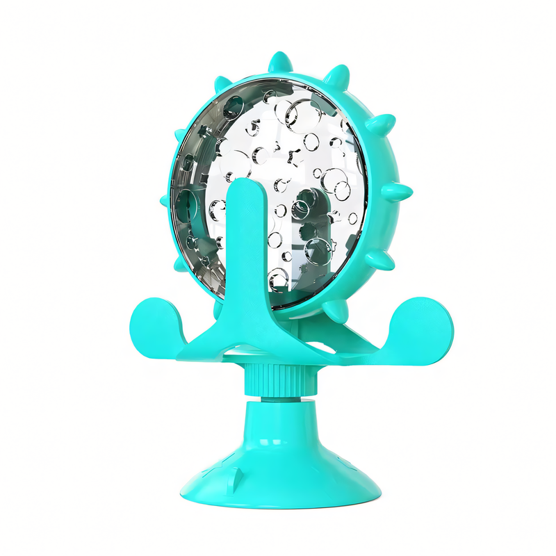 Interactive Treat Dispenser Toy – Rotatable Wheel for Cats & Small Dogs, Slow Feeder for Puppies & Kittens, IQ-Boosting Fun