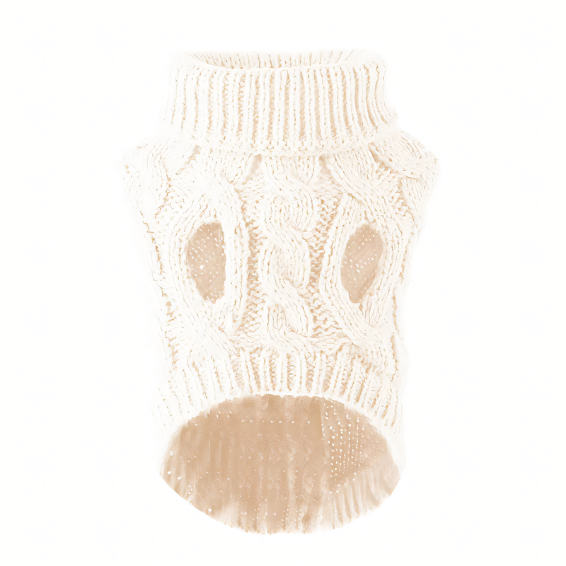 Winter Warm Puppy Sweater – Soft Turtleneck Dog & Cat Clothes for Small and Medium Breeds