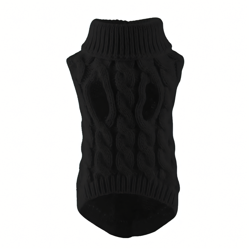 Winter Warm Puppy Sweater – Soft Turtleneck Dog & Cat Clothes for Small and Medium Breeds